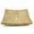 18" Fossil Marble Rectangular Vessel Sink – Natural Stone Bathroom Vanity Basin – Polished Modern Sink