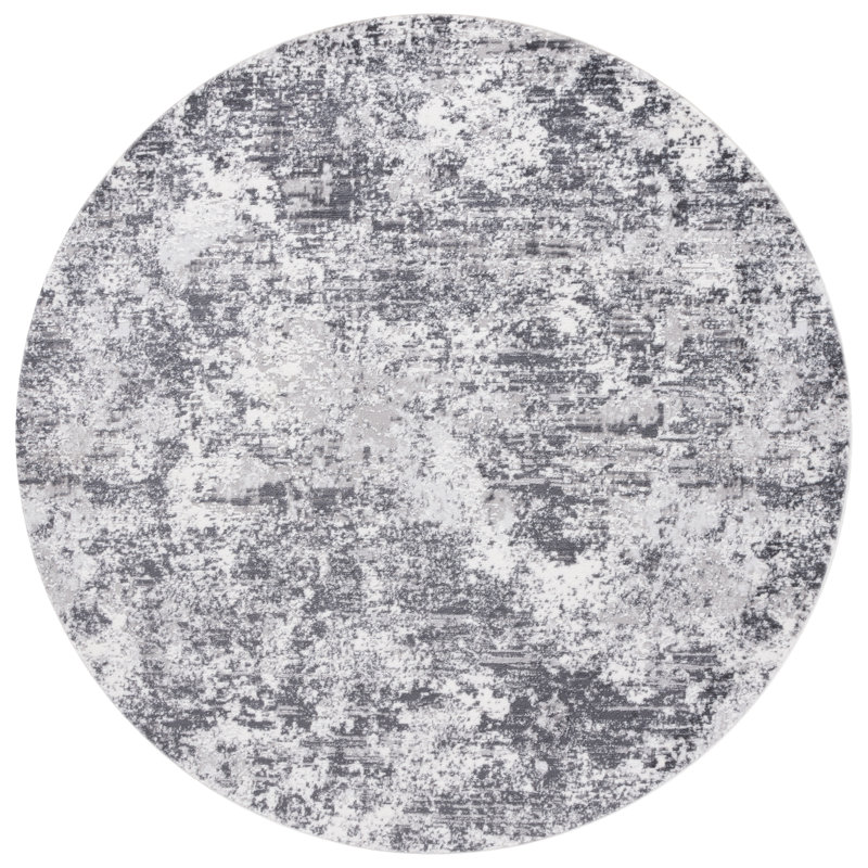 Emigsville Performance Performance Abstract Rug, Round 6'7"