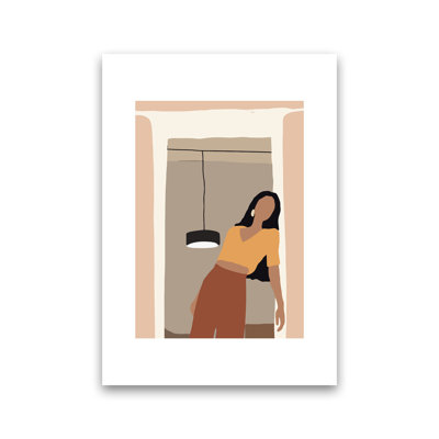 Mica Girl In Doorway N10 - Print