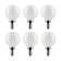 40 Watt Equivalent G16.5 E12/Candelabra Dimmable LED Bulb