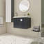 Meuble-lavabo avec lavabo, pour petite salle de bain, meuble-lavabo avec porte à fermeture en douceur-1894123303