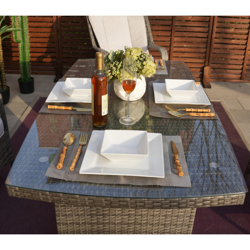 Table de patio Bellingham, Gris