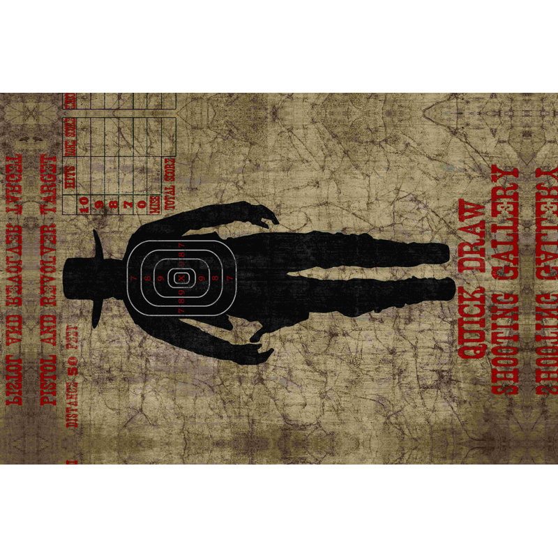 " Human Target ", 32" H x 48" W