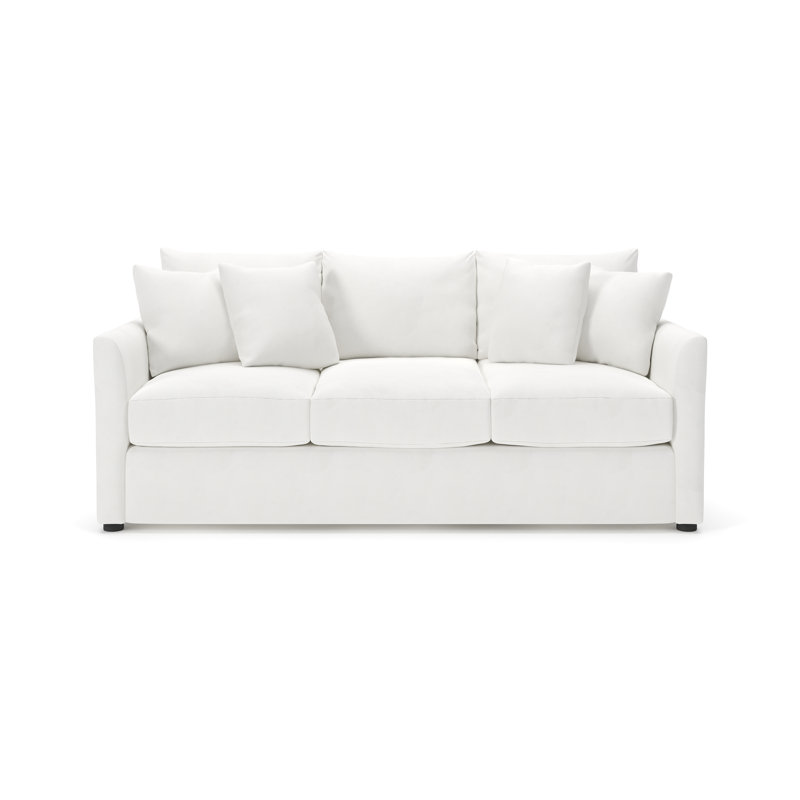 Canapé Cecelia, Blanc décoloré classique