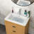 28" X 19" White Rectangular Single Vanity Top With 1 Faucet Hole And Overflow(Sink Only)