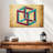 Avery Geometric Cube Illusion-108725853
