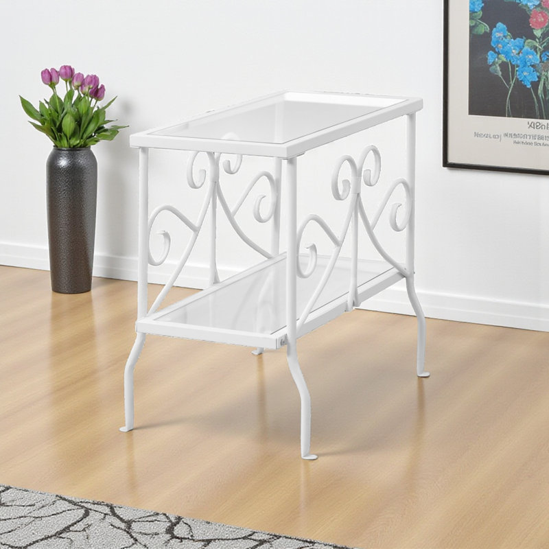 Ute White Accent Table