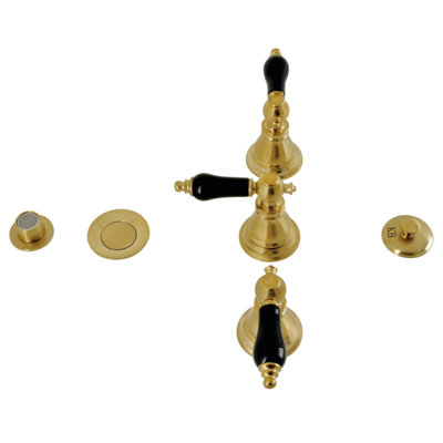 Robinet de bidet vertical à trois poignées Duchess