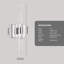 Applique murale contemporaine en cristal avec bulles de cristal-106803402