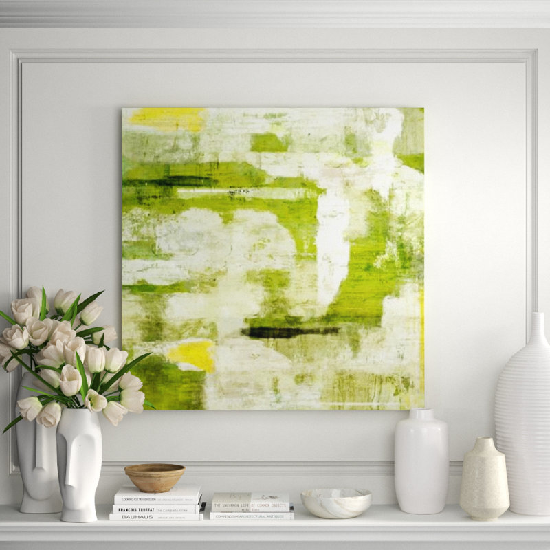 Blank Slate Print by Chelsea Art Studio, 54" H x 54" W, Knife Gel