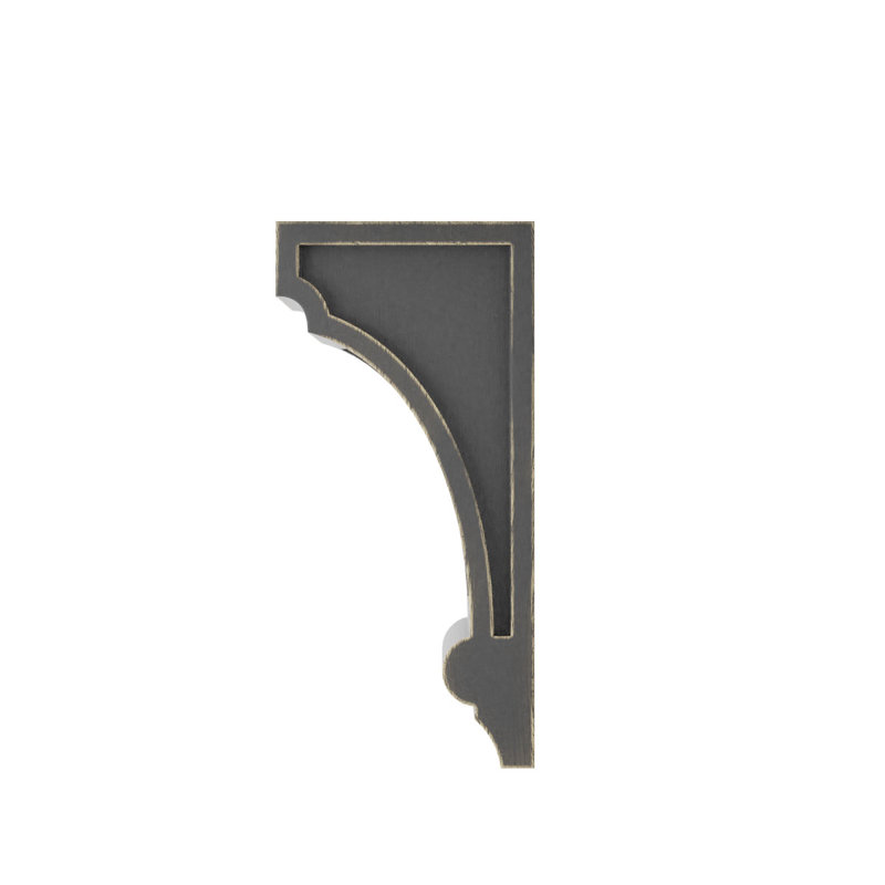 Support Diane / corbeau, H 12 po x l 4,75 po x P 6 po, Noir