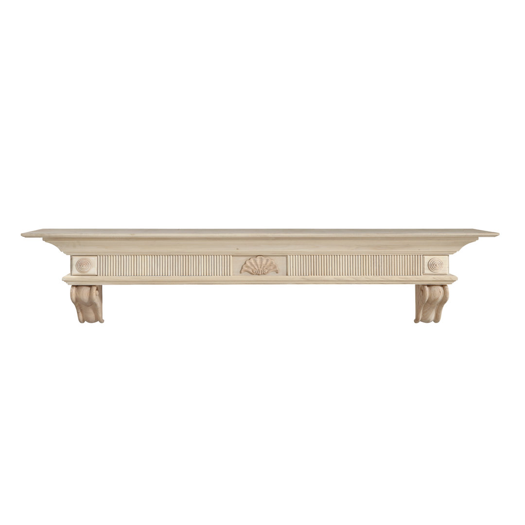 The Devonshire Fireplace Mantel Shelf Pearl Mantels