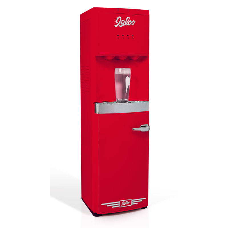 Distributeur de refroidisseur d'eau Igloo Retro, Rouge