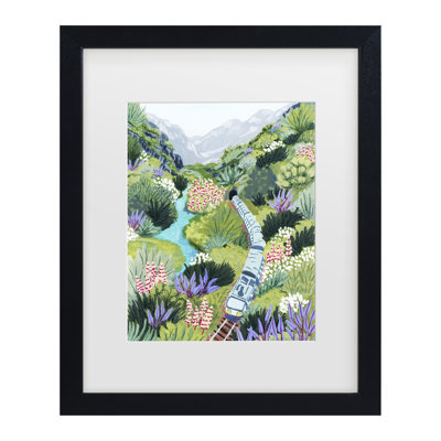 Bolog Sarah Gesek  Train Travel Matted Framed Art