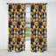 Boho Pottery Motifs I - Rideau bohème abstrait - Rideau occultant abstrait - 1 panneau-107547120