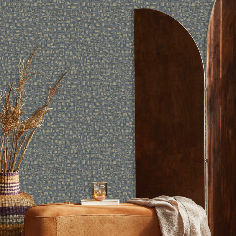 Papier peint texturé non tissé Dove Pi., Bleu