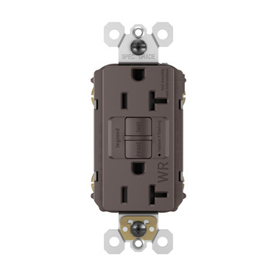 Radiant 20-Amp GFCI Tamper Resistant Weather Resistant Outlet