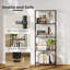 161cm H x 79cm W Metal Bookcase