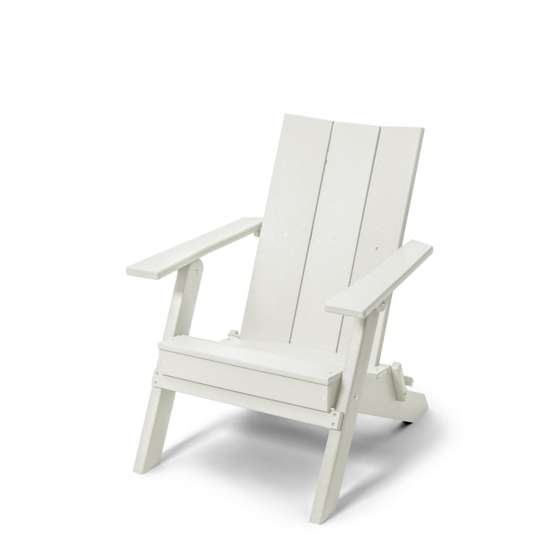 Chaise Adirondack pliante Birds Choice Stanton, Blanc
