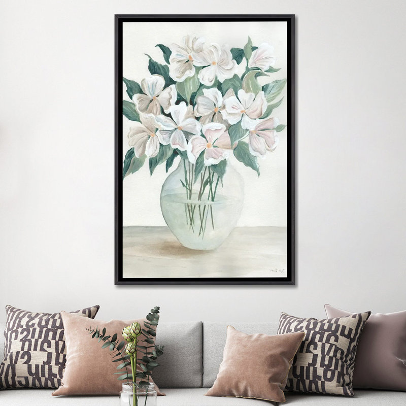 Cosmos Delight - reproduction d'art murale - toile encadrée, H 60 po x l 40 po, Toile à cadre flottant sans passe-partout