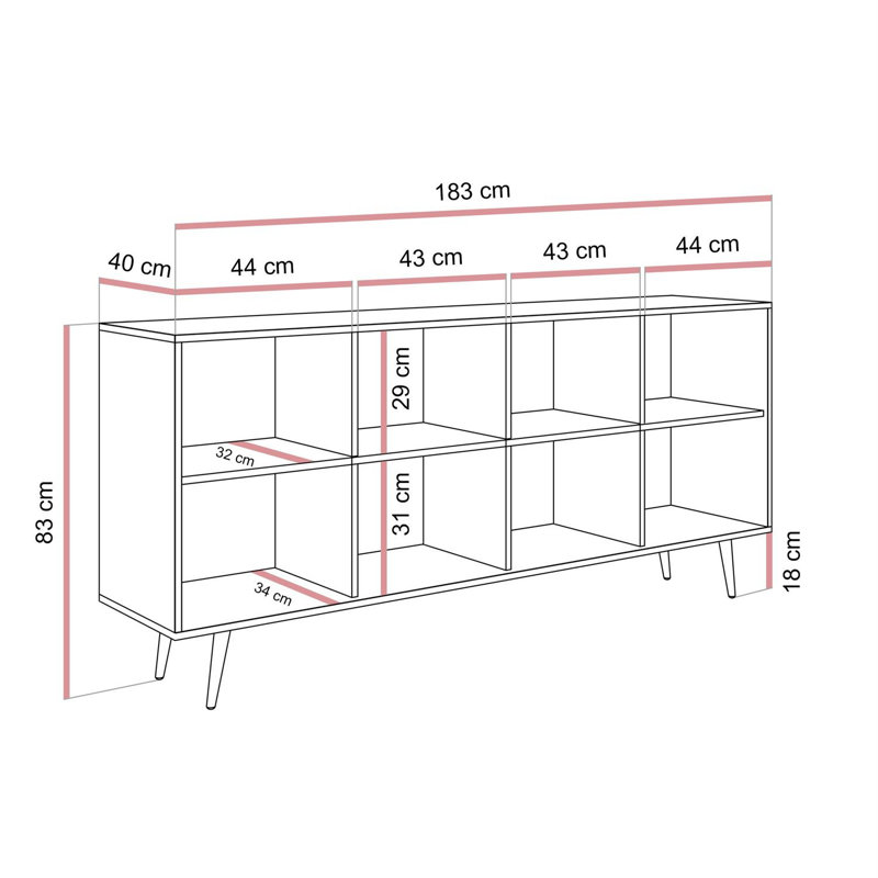 183 cm W Sideboard