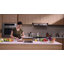 Plaque de cuisson électrique 11,34 "avec 2 brûleurs, surface de cuisson électrique Radiant, noir