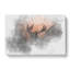 Stag In The Sunset In Abstract - Wrapped Canvas Print-55337464