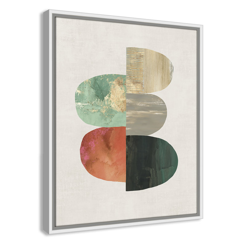 Westcreek Evolving Energy I - Painting Print, Picture Framed Canvas, 21.5" H x 17.5" W, Black