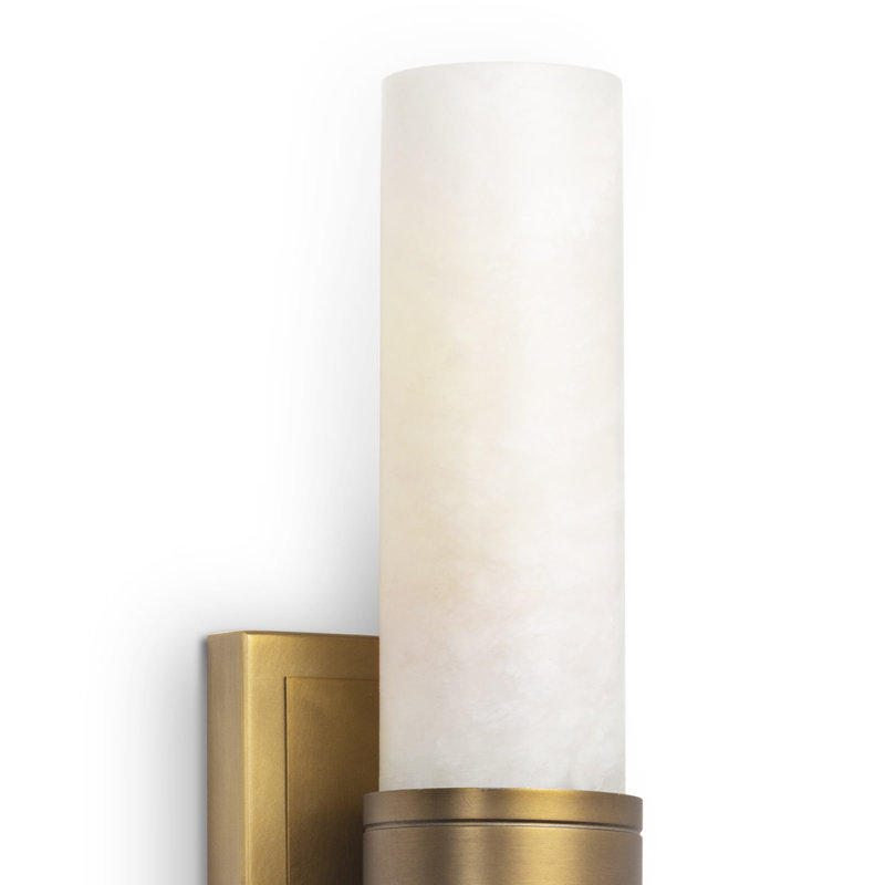 Emmett 2 - Light Armed Sconce, Natural Brass