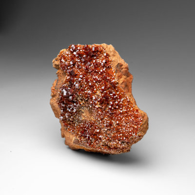 Vanadinite Crystal Cluster On Matrix From Morocco (7.5 Lbs)