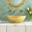 Lavabo de salle de bain vasque ovale DeerValley-128865644-81222962