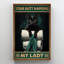 «Black Cat Your Bout Napkins My Lady», reproduction sur toile-190825556