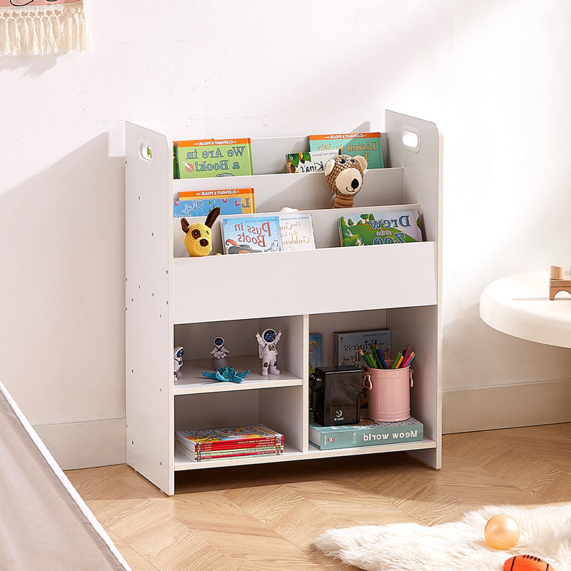 Bibliothèque et rangement pour jouets Melgarejo, Blanc
