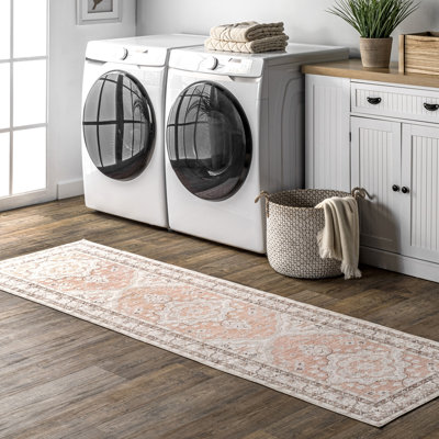 Tapis lavable à la machine Zahra Medallion