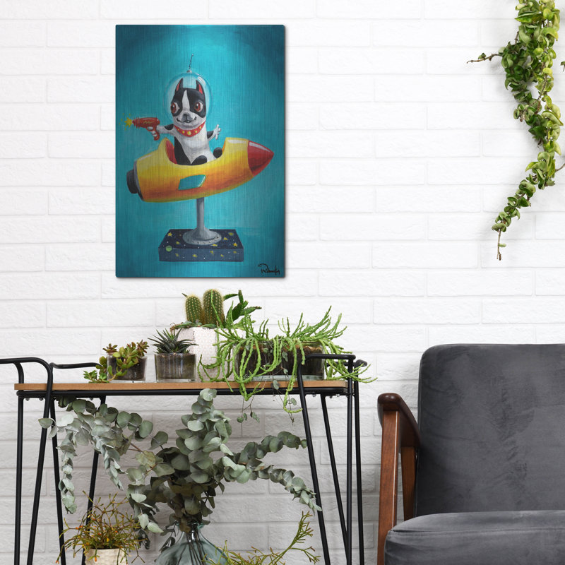 " Rocket Blue " by Brian Rubenacker, 16" H x 12" W