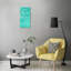 Inus Glass Wall Clock-769257187