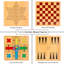 Ensemble de jeu de société et jeu d'échecs Hey Play 7-en-1