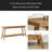 2-Tier Entryway Table,Sofa Table,Space-Saving Console Table-716037453