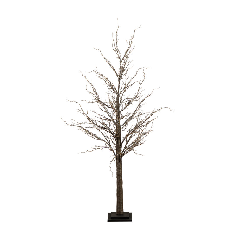 5ft. Pre-Lit Artificial Twig Tree with 360 Warm White LED Lights