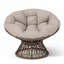 Fauteuil d'appoint pivotant à 360 ° Papasan-1746038686-1746038687