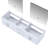 Geneva 72 in W x 22 in D Double Bath Vanity and 30 in LED Mirrors-1089384412