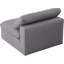 Fauteuil modulaire sans accoudoirs en lin de 39 po Burrows Aiobha-665034003