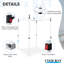 60'' W x 60'' D Steel Pop-Up Canopy-86456017