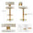 Swivel Adjustable Height Bar Stool-212030561-212030560