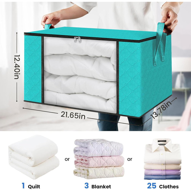 Latitude Run® Fabric Storage Bag, Green