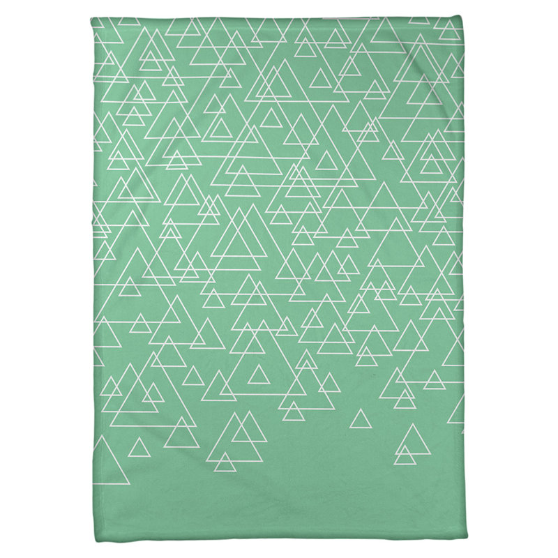Couverture polaire Katelyn Elizabeth, L 52,5 po x L 62,5 po, Vert