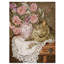 Gilstrap «Sweet Peas and Roses», reproduction de peinture acrylique sur toile tendue-30364705