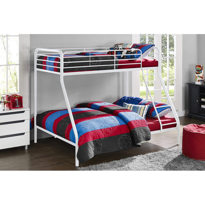 Dalke Metal Standard Bunk Bed by Isabelle, White