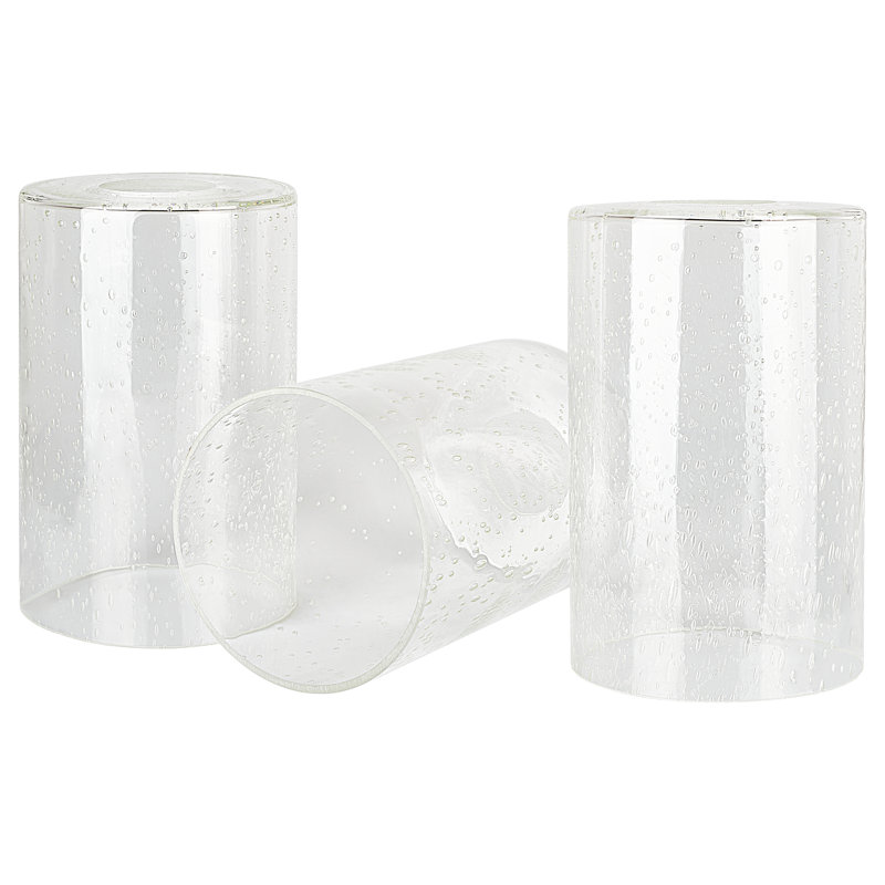 6.25'' H Glass Drum Lamp Shade