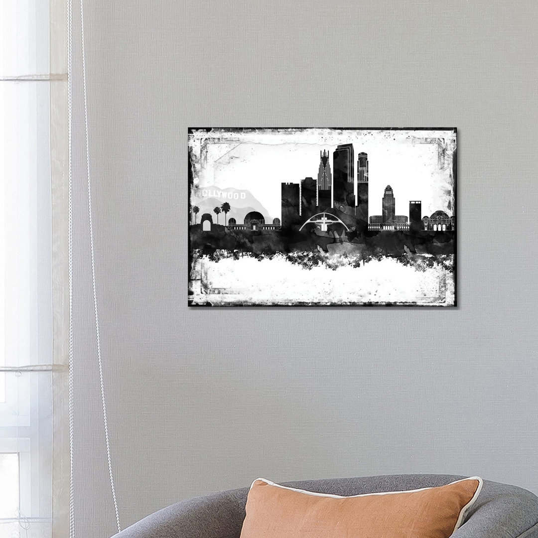 Los Angeles Skylines - Wrapped Canvas Print
